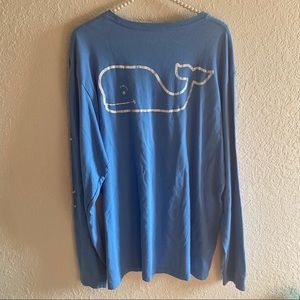 Men’s Vineyard Vines Long Sleeve Whale Logo Shirt
